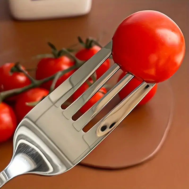 2pcs Stainless Steel Outdoor Cutlery Set with Cute Paw Design - Heavy-Duty Reusable Fork & Spoon, Portable Camping & Travel Utensils with Ergonomic Handle & Paw-Shaped Grip, Hygienic Easy-Clean for Picnics, Parties, Everyday Use - Ideal for Adults &